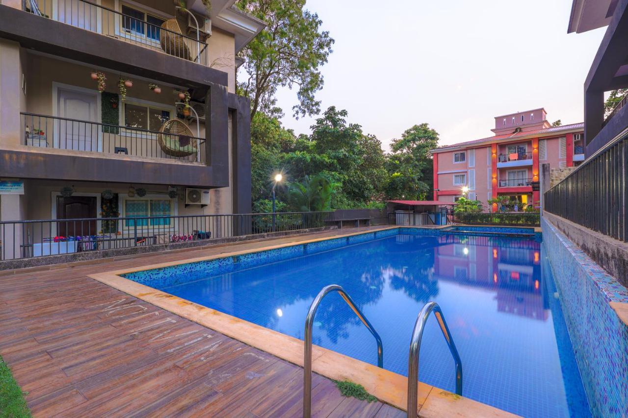 4Bhk Stunning Apartment With Pool 2Bhkx2 Gamle Goa Eksteriør bilde
